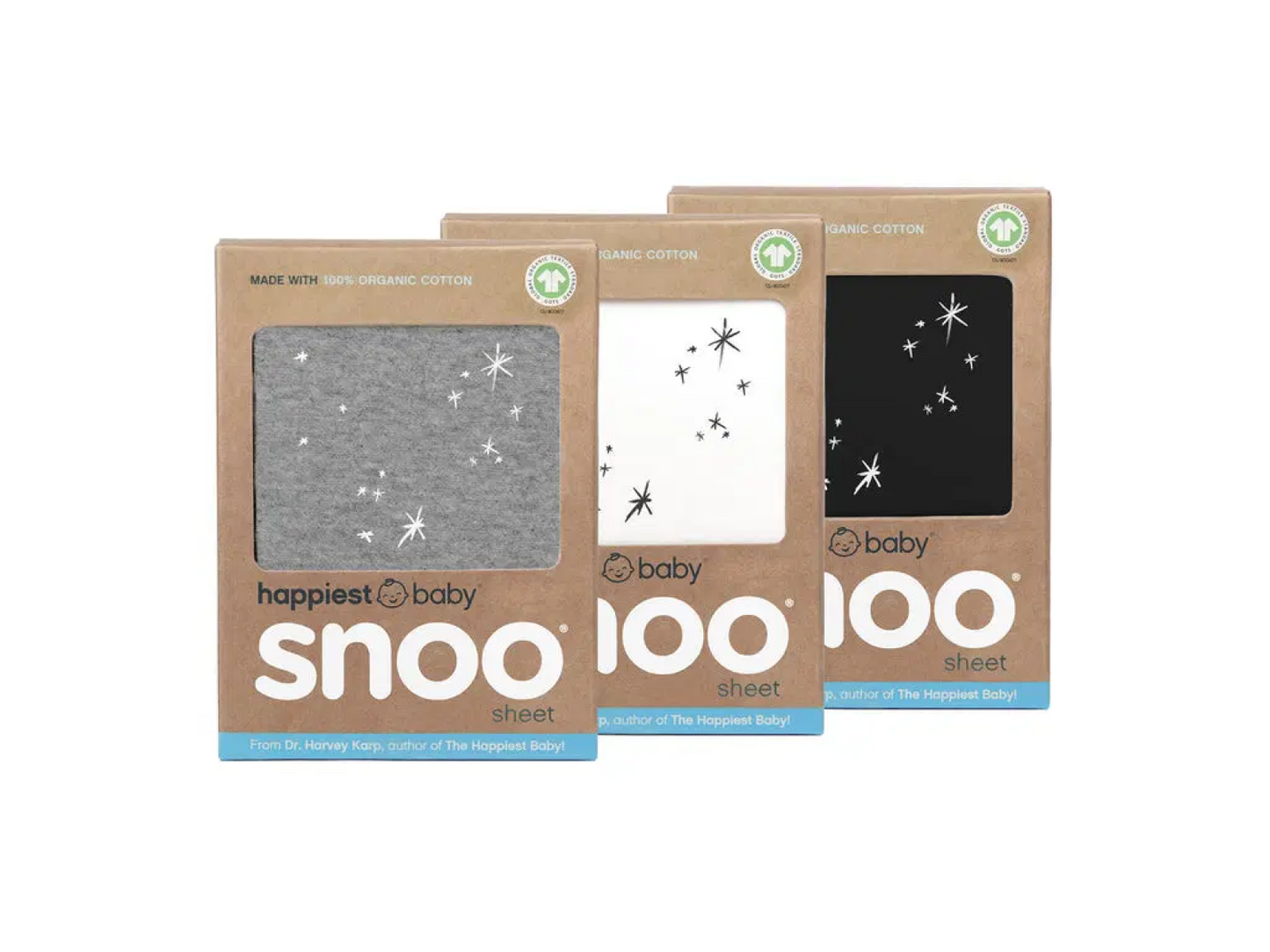 SNOO Organic Baby Cot Sheets 3 Pack