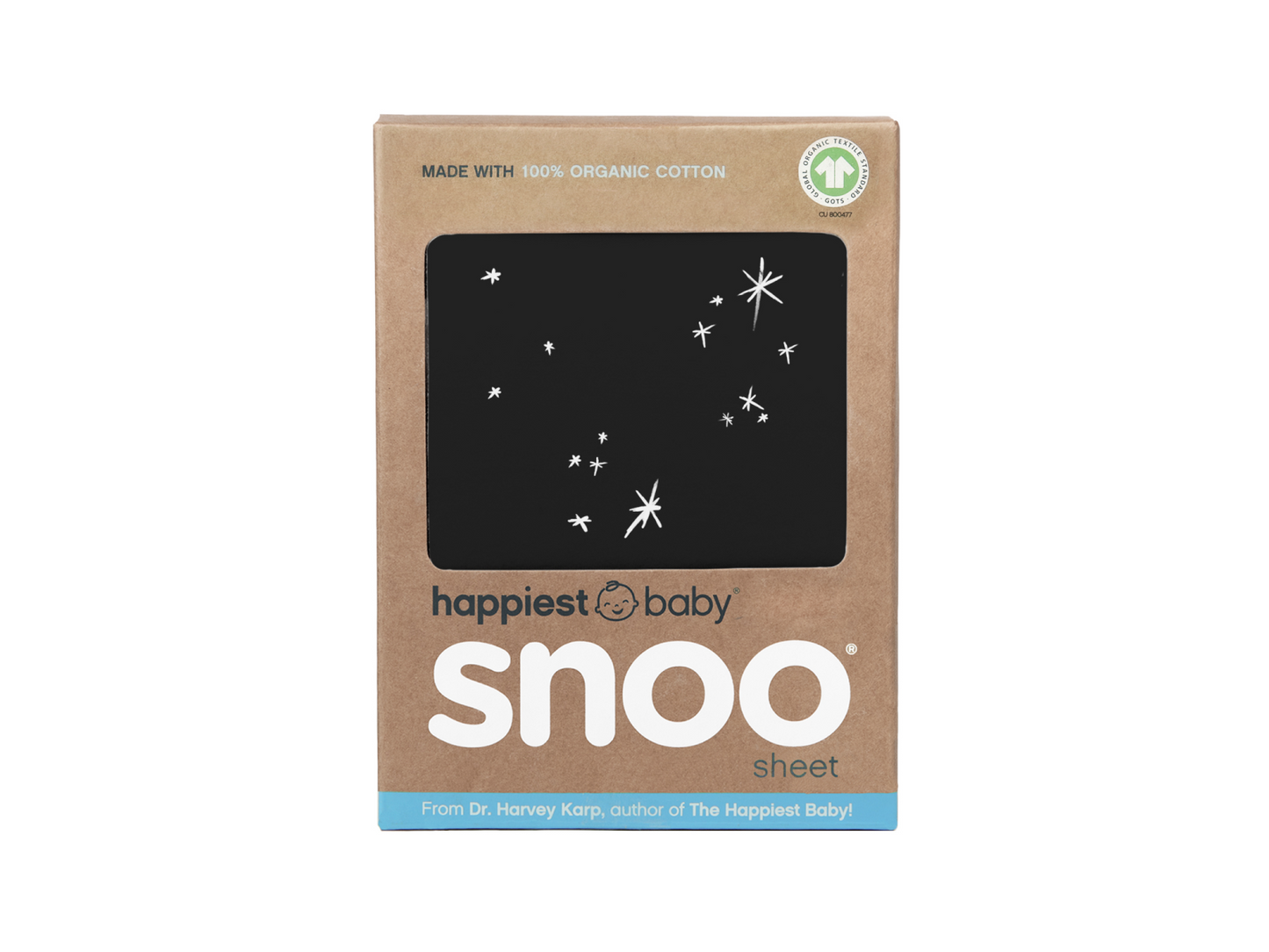 100% Organic Cotton SNOO Baby Cot Fitted Sheet