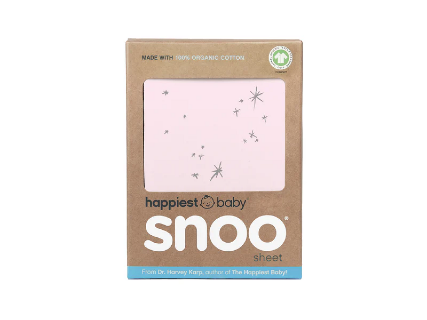 100% Organic Cotton SNOO Baby Cot Fitted Sheet